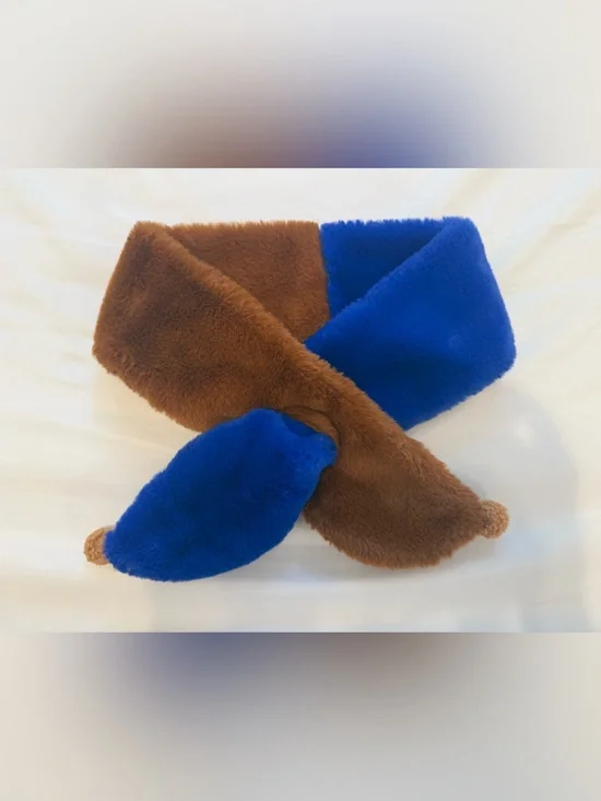 Jelly Mallow kids faux fur scarf