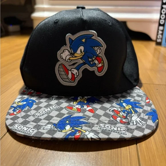 Black and Blue Snapback Hats‎ with Embroidered Logos