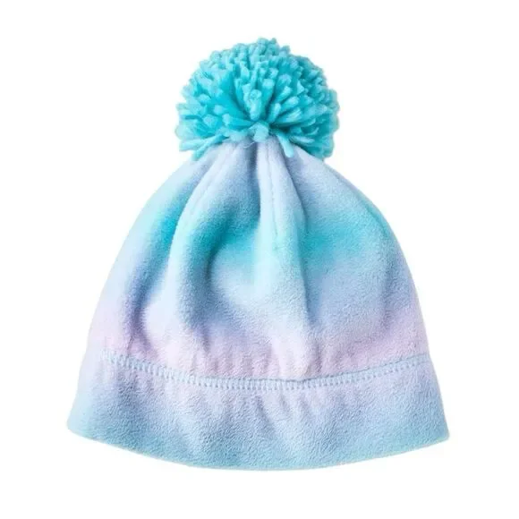 NEW Cat & Jack Baby Girls' Fleece Beanie Green Purple Blue 12-24M