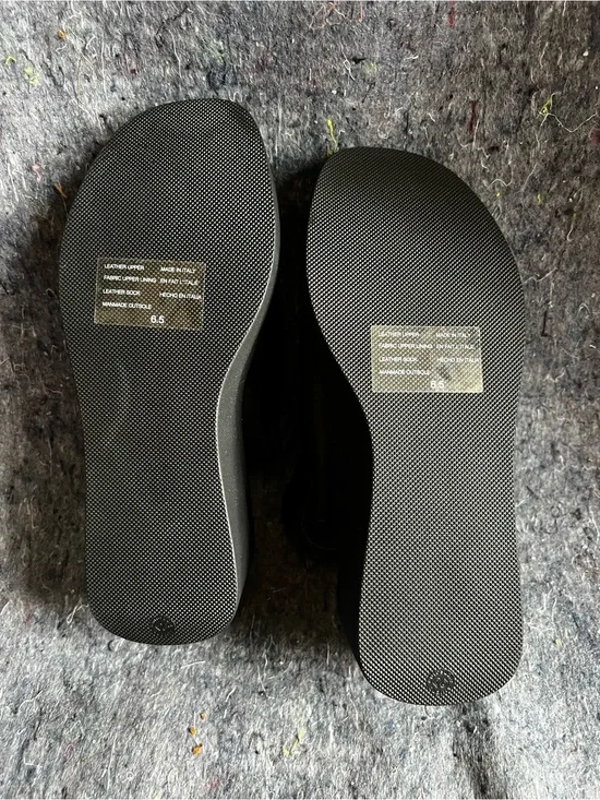 Black leather Platform Sandals Seychelles