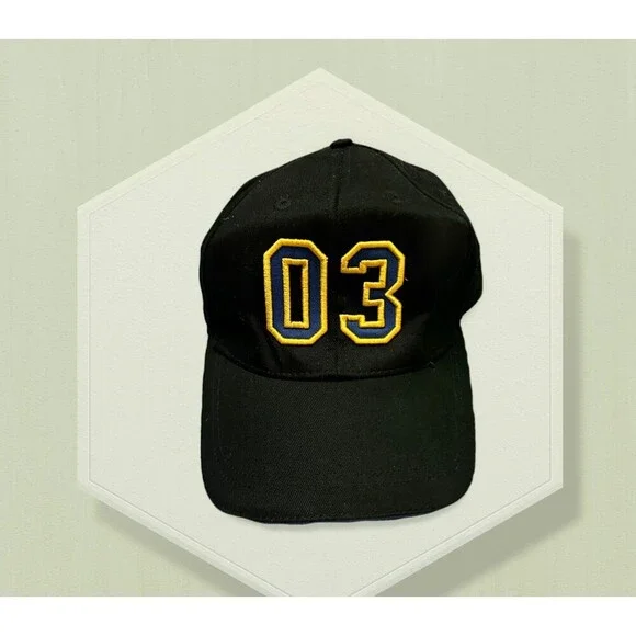 Disney Kids Mickey Mouse Black Cotton Hat with Embroidered Logo