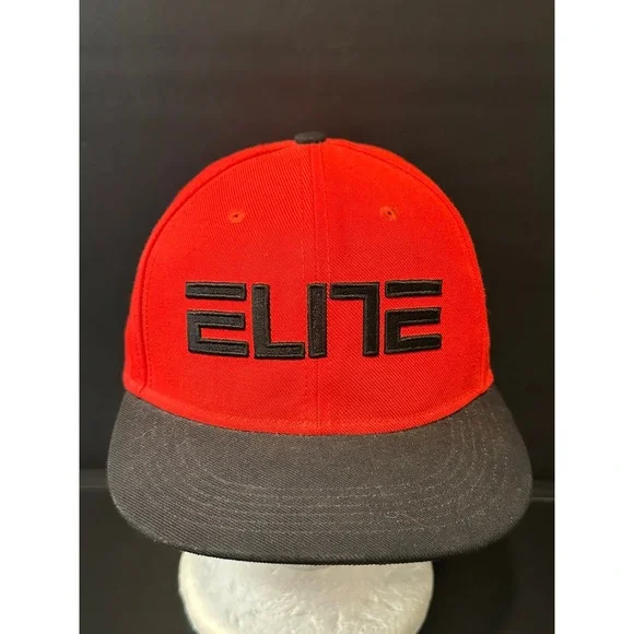 Nike True Elite Snapback Hat Red Black Swoosh Adjustable Cap Mens‎ One Size