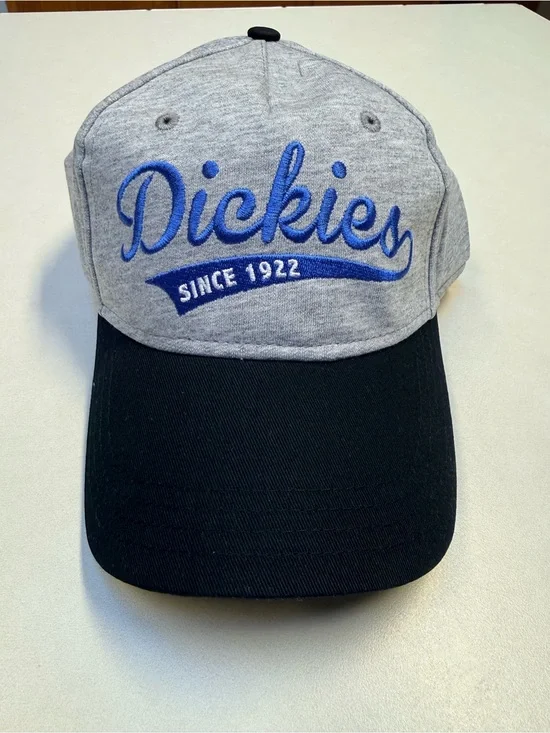 Dickies Boys Snapback Baseball Cap Gray/Black NWT Youth Size 8-12 Adjustable