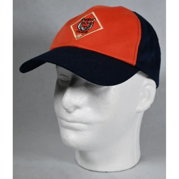 Orange Tiger Scout Hat Adjustable Cap Youth Medium Large BSA Uniform Gear