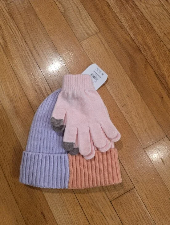 Kids Hat & Mitten Set