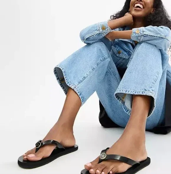 Coach Black Zayn Flip Flop