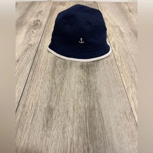 Janie And Jack Boys Nautical Anchor Bucket Hat 3 To 6 Months