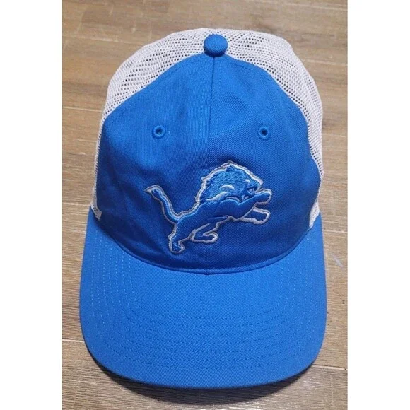 Detroit Lions YOUTH Cap - '47 Blue & White Adjustable Trucker Hat NFL Snapback