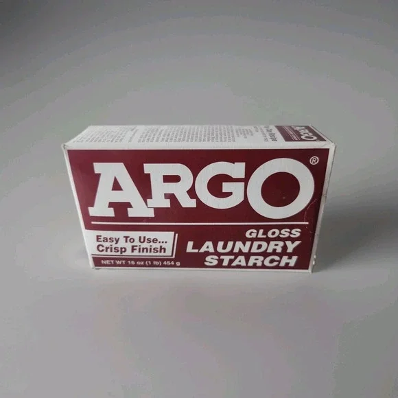 (1) New ARGO Gloss Laundry Starch Red 16oz Box - Discontinued NOS