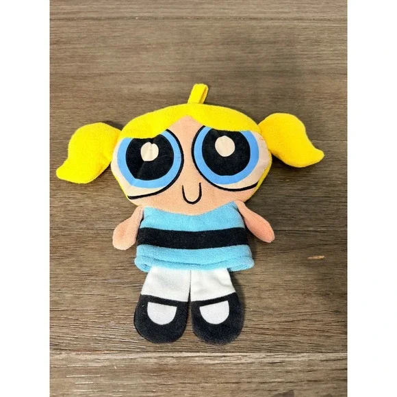 Vintage 2000 Powerpuff Girls Bubbles Bath Mitt‎ Washcloth Plush