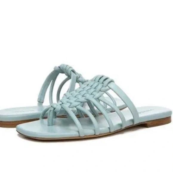Vince Dae Strappy Sandals, Pale Bay , flat sandals
