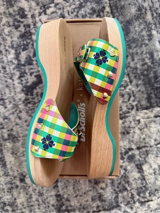 Kate Spade x Dr. Scholls Plaid Sandals