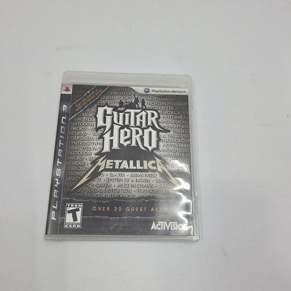 Guitar Hero Metallica PS3 PlayStation 3 Game Complete CIB Tested Clean Disc