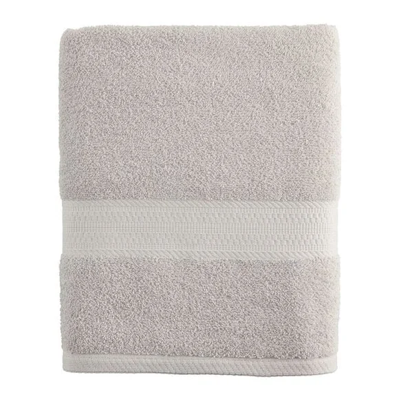 The Big One Solid Wash cloth  Light Gray