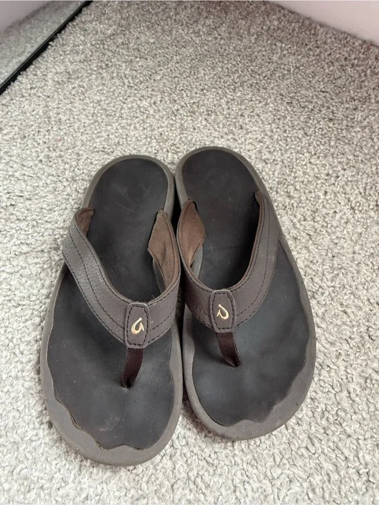OLUKAI Ohana Dark Java Brown Beach Sandal