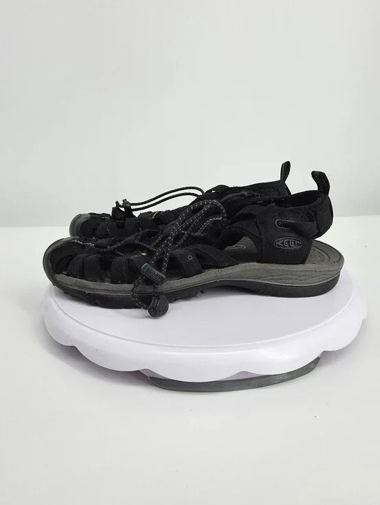 KEEN Whisper Waterproof Sport Sandals Women's Size 7 Shoes Black 1018227