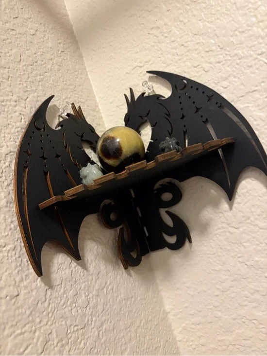 Black Dragon Wall Shelf - Home Wall Decor