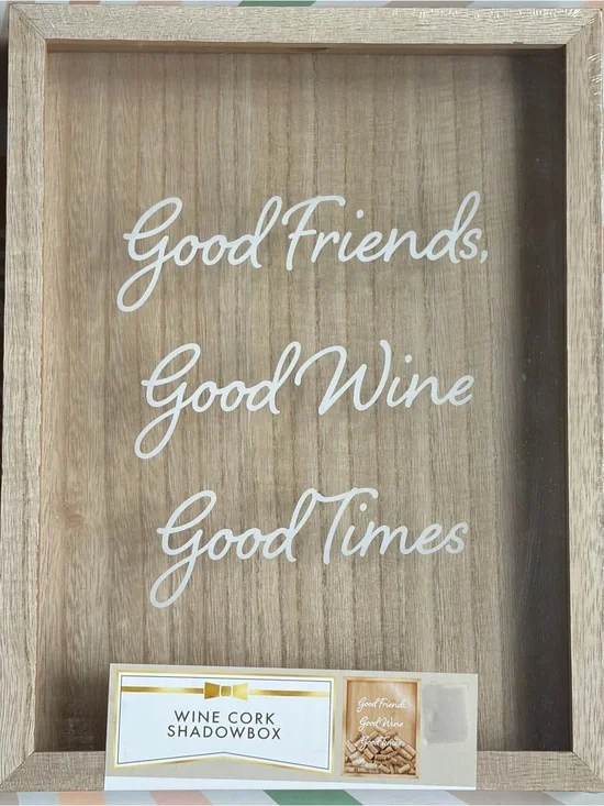Wine Cork Shadow Box - 