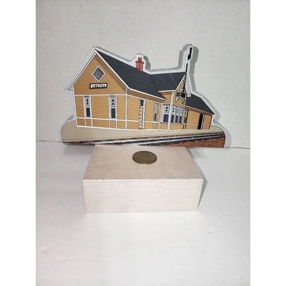 historic train depot Gretna station Flowery‎ Branch Virginia shelf sitter