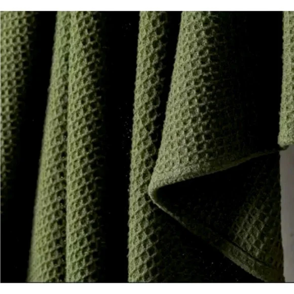 Arhaus Waffle Throw Blanket