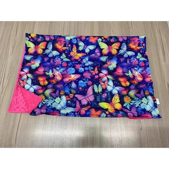 Butterflies Kids‎ Minky Blanket