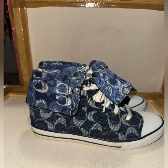 Coach converse high top sneakers