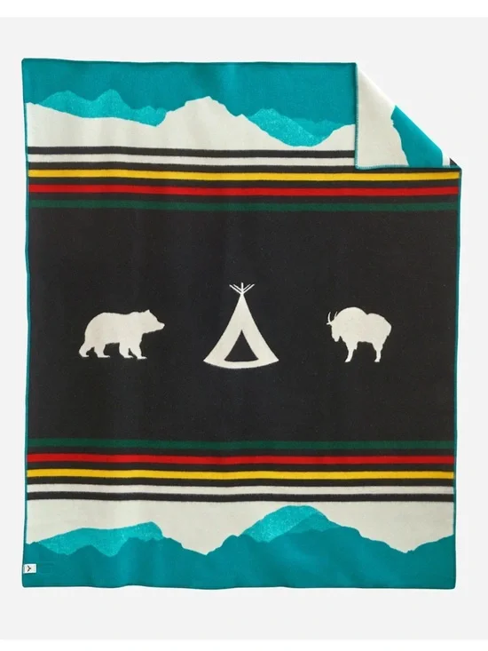 Pendleton Crown of the Continent Blanket Wool Throw