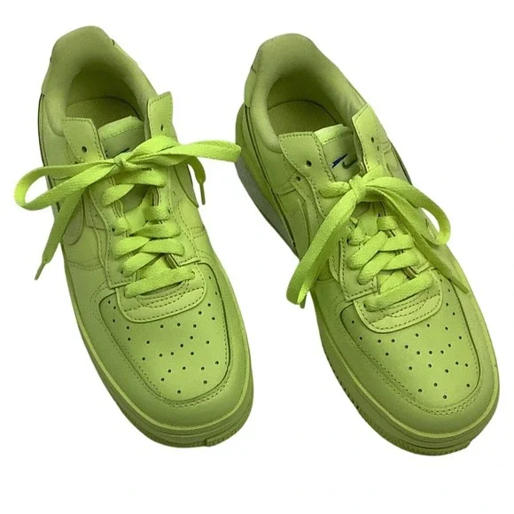 Nike Air Force 1 Fontanka Yellow Strike Low Top Sneakers Womens 9