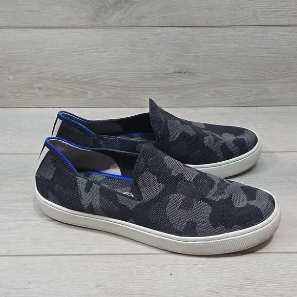 Rothy's Women Camouflage Slip-On Sneakers Loafers Shoes Sz 8.5