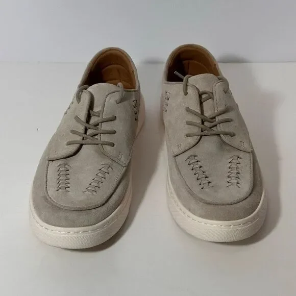 Comfortiva Align Thayer Natural Suede Leather Sneakers Gray | Women Size 9.5