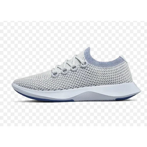 Allbirds Tree Dasher 1 Womens 10.5 Geyser Grey Blue Running Shoes Sneakers‎