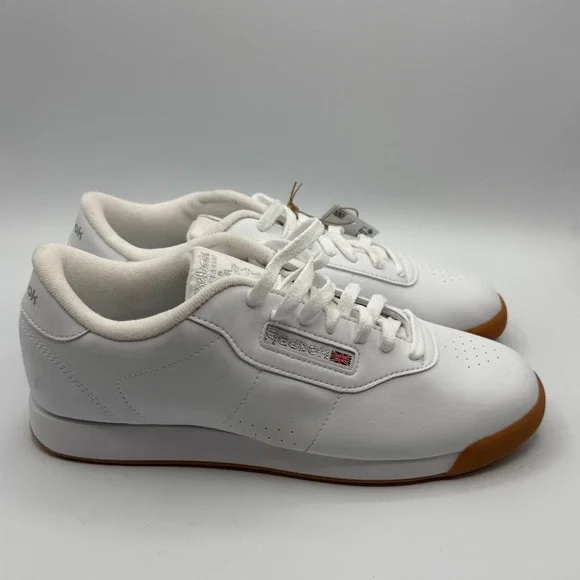Reebok Princess Sneakers Women Size 10 White NWT Gum Sole Training Shoes