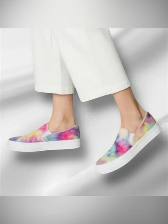 Steve Madden Toshe Slip-On Tie Dye Sneakers Size 10
