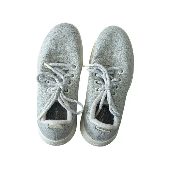 Allbirds WRMIW9 Women's Wool Sneakers‎ Size 9 Light Grey Lace Up Comfort