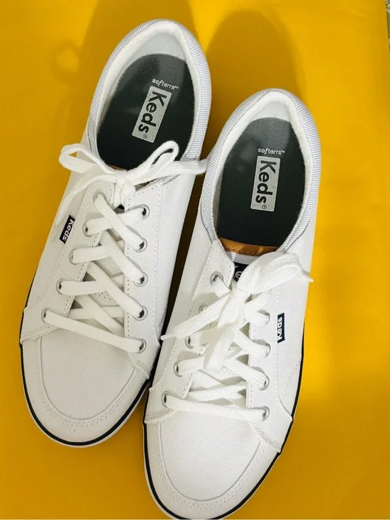 Keds White Canvas Sneakers for women
