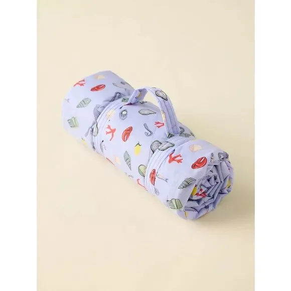 New Urban Outfitters BAGGU Sea Charms Puffy Picnic Blanket