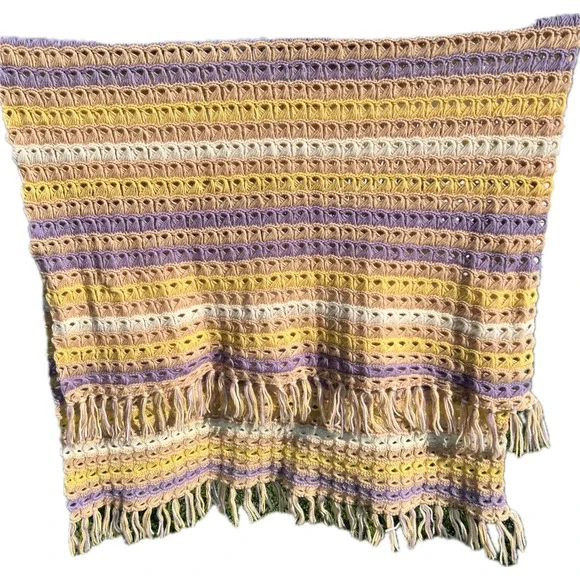 Vintage Handmade Afghan | 68