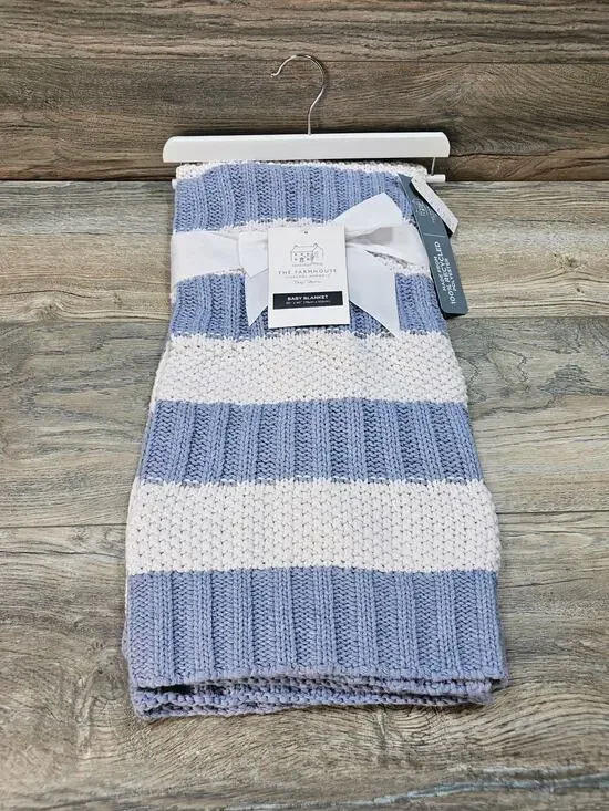Rachel Ashwell The Farmhouse Knit Baby Blanket