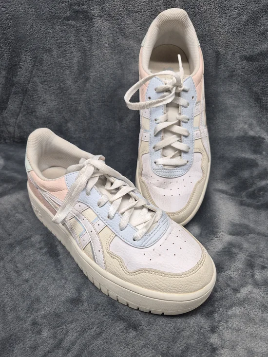 ASICS Womens Sneakers Japan  Sport Style Platform Sz 8.5 White Pearl Pink