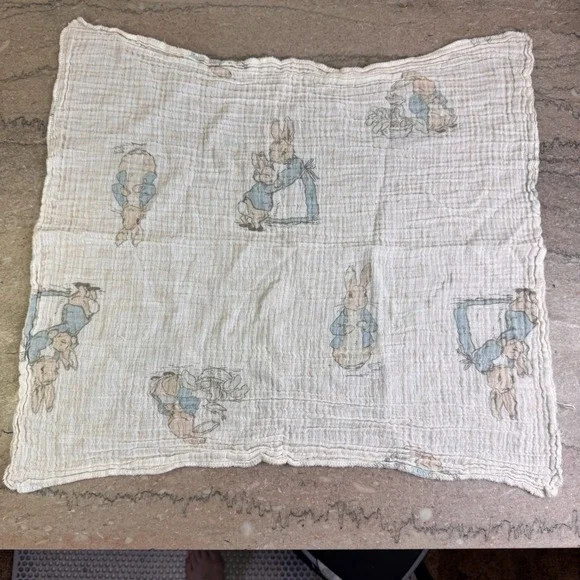 Vintage Peter Rabbit Baby Blanket 22
