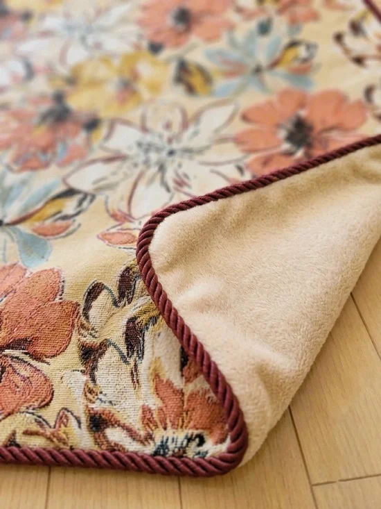 Chair Sofa  Throw Floral Foxglove Persian Fabric 45 X45  Custom Maid