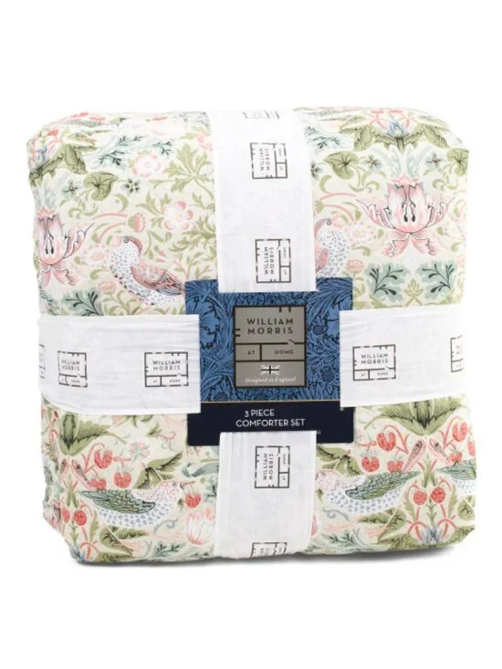 WILLIAM MORRIS Strawberry Thief Comforter Set