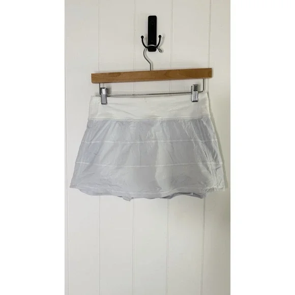 Lululemon  Pace Rival Skirt Women Size 4 Mid Rise Pleated Tennis Skort Pastel