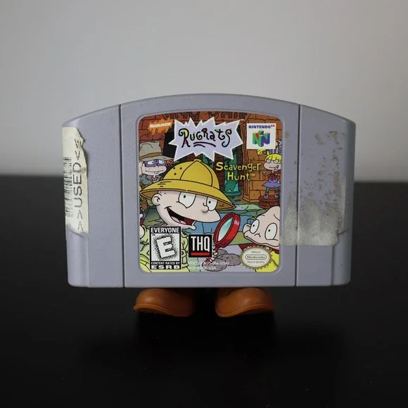 Rugrats Scavenger Hunt (Nintendo 64, N64, 2000) Game Cartridge Tested Working