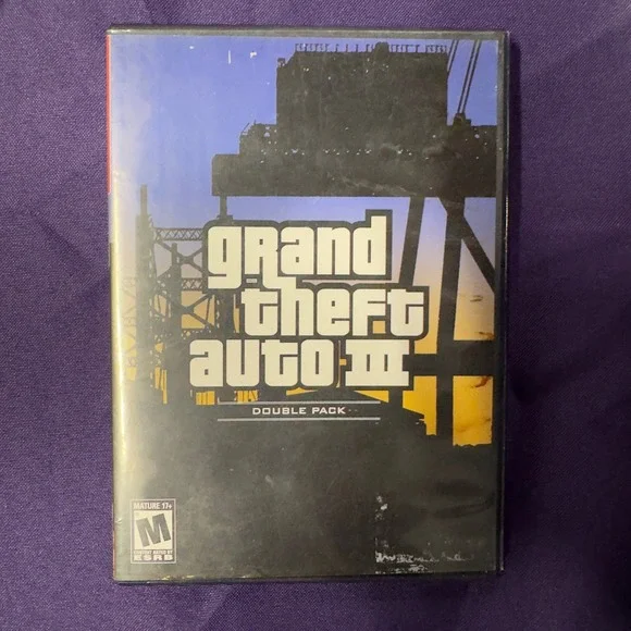 Grand Theft‎ Auto III PS2 Complete in Box GTA III 3 Three Playstation 2