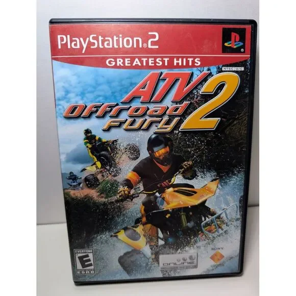 ATV Offroad Fury 2‎ Greatest Hits Sony Playstation 2 2002 PS2 CIB Tested/ Works