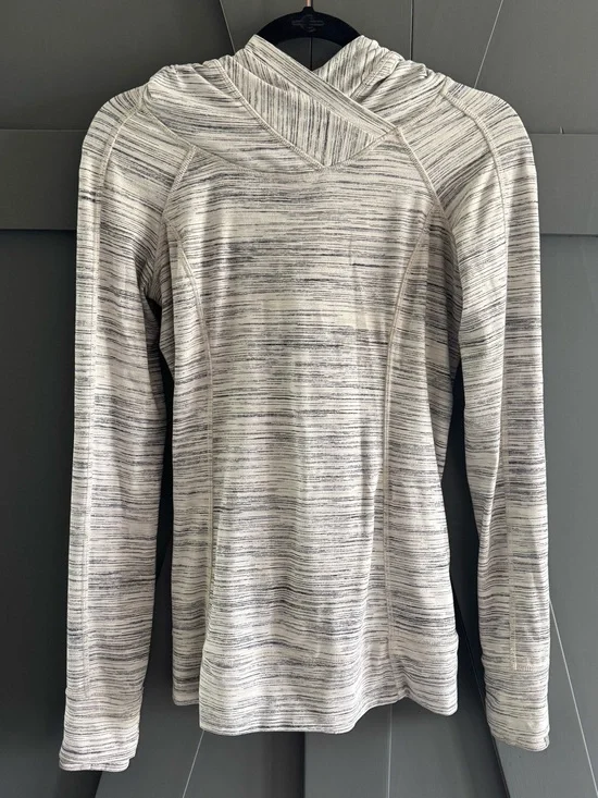 Lululemon Light Heathered Striped Hoodie