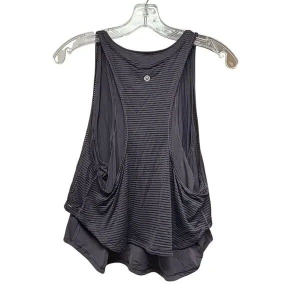 Lululemon RARE Tank Top two in one, Dark Blue Size XS