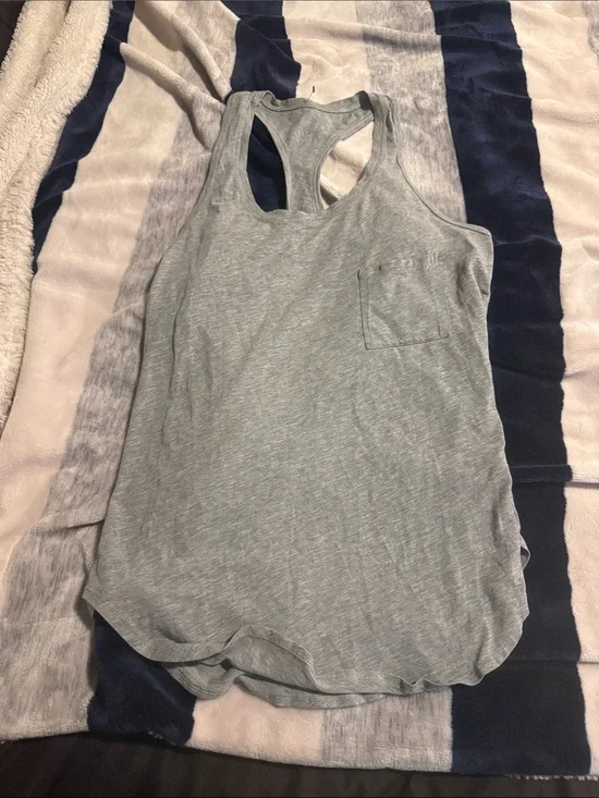 lululemon athletica Light Gray Racerback Tank