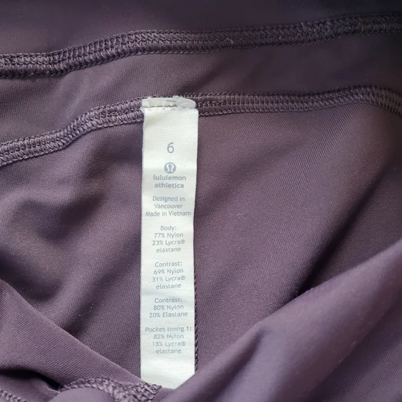 lululemon athletica muted plum high-rise leggings